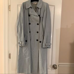 Marc Jacobs Light Blue Trench Coat 8